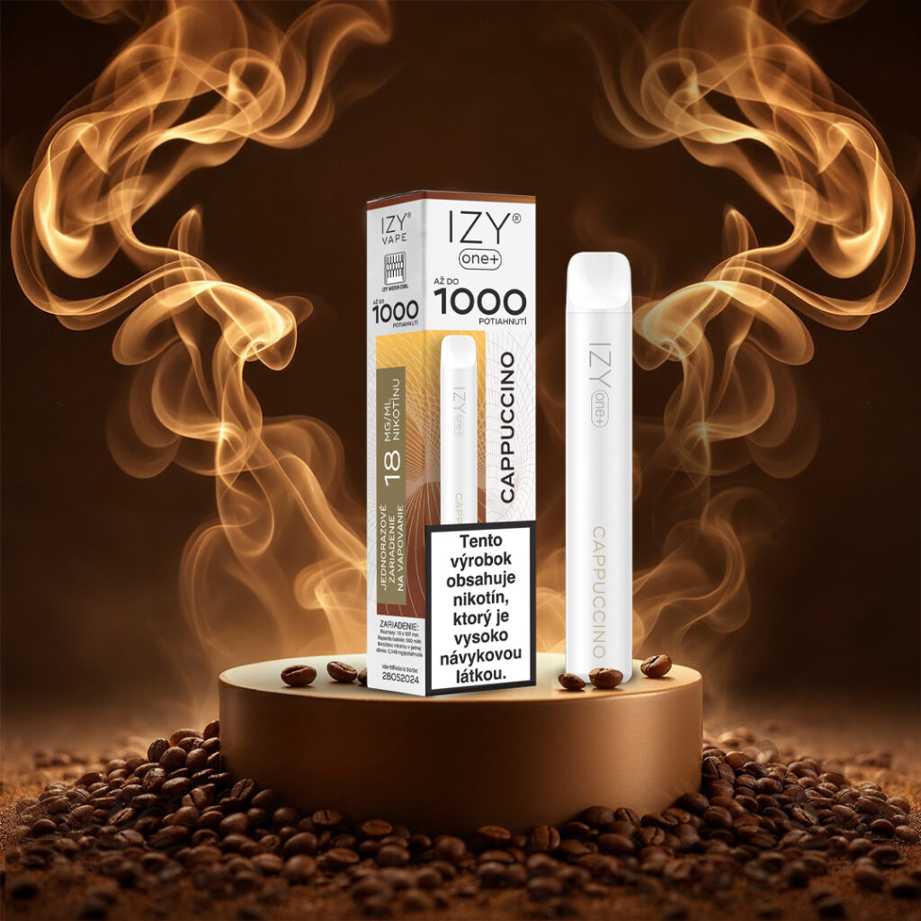 IZY VAPE ONE+ Cappuccino 18mg White 1bal