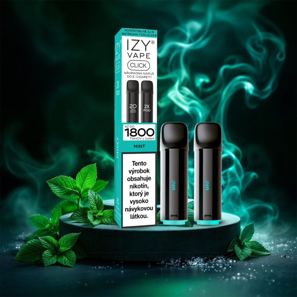 IZY CLICK 2x2ml Mint 18mg Black 1bal