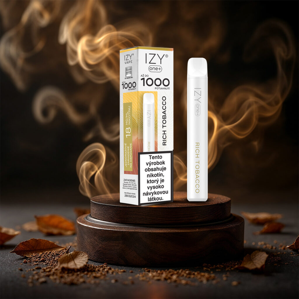 IZY VAPE ONE+ Rich Tobacco 18mg White 1bal