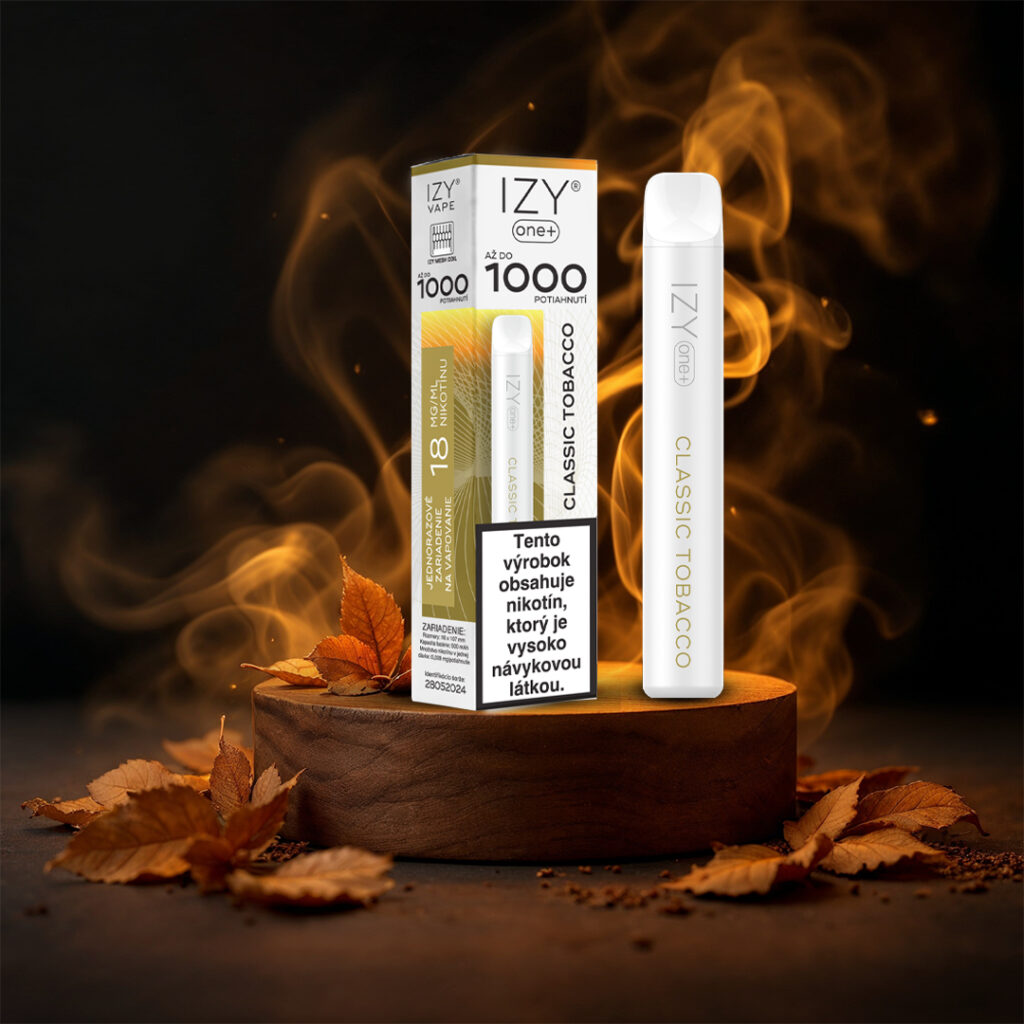 IZY VAPE ONE+ Classic Tobacco 18mg White 1bal